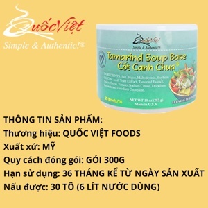 Cốt canh chua Huế Quốc Việt Foods - 300g