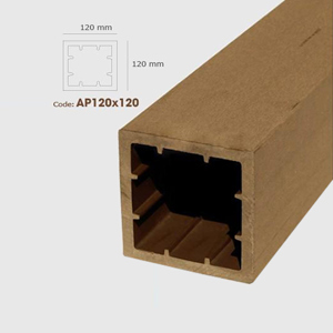 Cột gỗ AWood AP120x120 Coffee