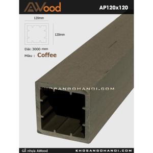 Cột gỗ AWood AP120x120 Coffee