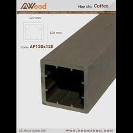 Cột gỗ AWood AP120x120 Coffee