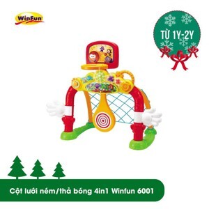 Cột lưới ném thả bóng 4in1 Winfun 6001