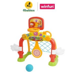Cột lưới ném thả bóng 4in1 Winfun 6001
