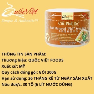 Cốt phở bò Quốc Việt Foods - 300g