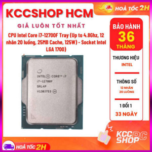 CPU Intel Core i7-12700KF 25M Cache up to 5.00 GHz