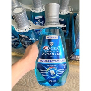 Crest 3D White Alcohol 237ml – Nước súc miệng giúp răng trắng sáng trong vòng 7 ngày