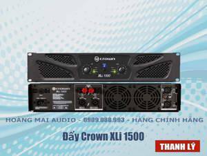 Amply Crown XLi 1500 - 900W Class AB Power Amply