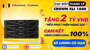 Amply Crown XLi 1500 - 900W Class AB Power Amply