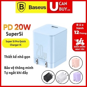 Củ cạc Baseus Super Si Pro Quick Charger 1C 20W