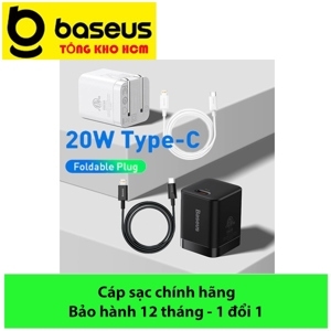 Củ cạc Baseus Super Si Pro Quick Charger 1C 20W