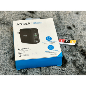 Củ sạc Anker 2 cổng PowerPort 2 (Quick Charge 3.0)