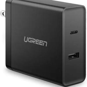 Củ sạc nhanh 2 cổng USB C và USB A Ugreen 50457