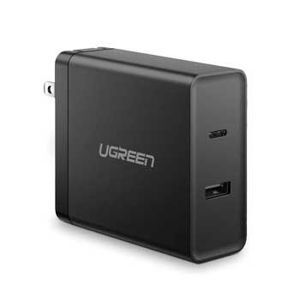 Củ sạc nhanh 2 cổng USB C và USB A Ugreen 50457