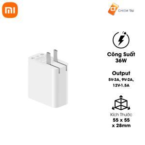 Củ sạc nhanh 36W 2 USB Xiaomi AD07ZM