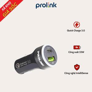 Củ sạc ô tô 2 cổng Prolink PCC23301