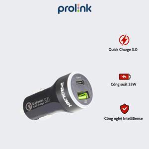 Củ sạc ô tô 2 cổng Prolink PCC23301