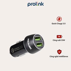 Củ sạc ô tô 2 cổng Prolink PCC23601