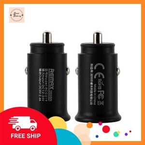 Củ sạc ô tô 2.4A 2 cổng USB Remax RCC-219