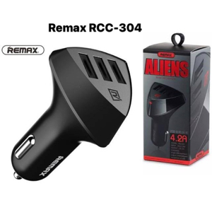 Củ sạc ô tô 3 cổng USB 4.2A Remax Aliens RCC304