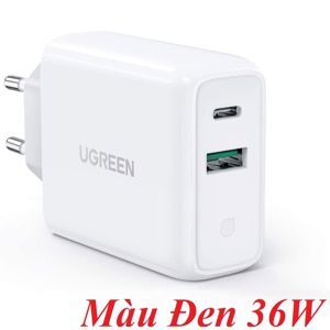 Củ sạc Type C + USB - A 36W Ugreen 60469