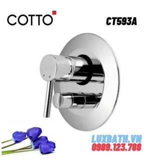 Củ sen tắm nóng lạnh âm tường Cotto CT593A