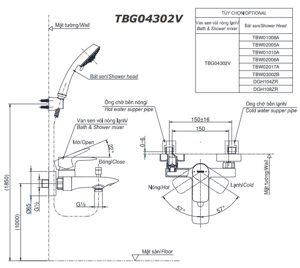 Củ Sen Toto TBG04302V