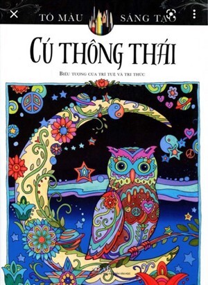 Cú Thông Thái (Sách Tô Màu Dành Cho Người Lớn)