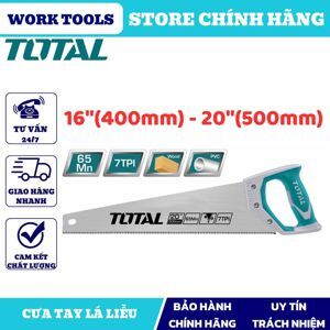 Cưa gỗ lá liễu Total THT55206D - 20"