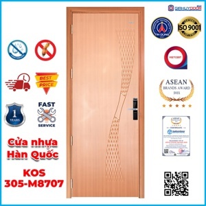 Cửa nhựa giả gỗ ABS Hàn Quốc KOS 305