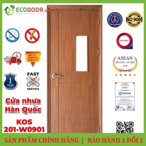 Cửa nhựa giả gỗ ABS Hàn Quốc KOS 201