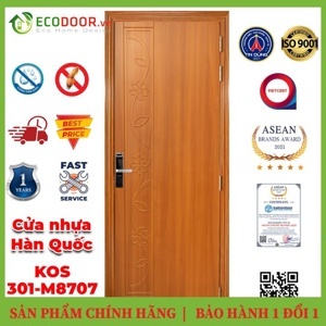 Cửa nhựa giả gỗ ABS Hàn Quốc KOS 301