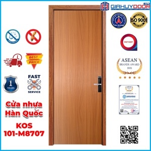 Cửa nhựa giả gỗ ABS Hàn Quốc KOS 101