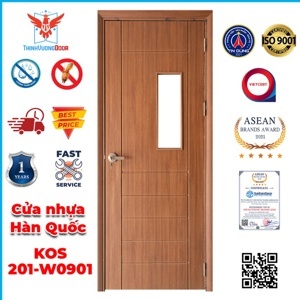 Cửa nhựa giả gỗ ABS Hàn Quốc KOS 201