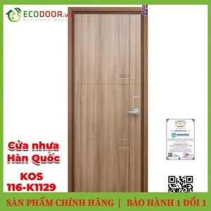 Cửa nhựa giả gỗ ABS Hàn Quốc KOS 116