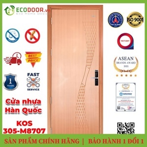 Cửa nhựa giả gỗ ABS Hàn Quốc KOS 305