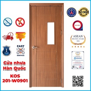 Cửa nhựa giả gỗ ABS Hàn Quốc KOS 201