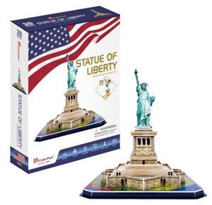 Bộ xếp hình 3D tượng nữ thần tự do Statue of Liberty Cubic Fun C080H