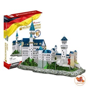 Bộ xếp hình 3D lâu đài Neuschwanstein Cubic Fun MC062H