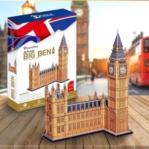 Bộ xếp hình 3D tháp Big Ben Cubic Fun MC087H