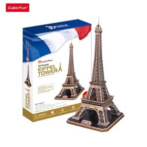 Bộ xếp hình 3D Tháp Eiffel Cubic Fun MC091H