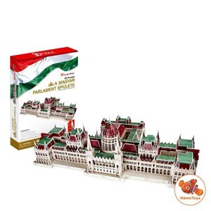 Bộ xếp hình 3D Tòa nhà quốc hội Hungary Parliament Building Cubic Fun MC111H