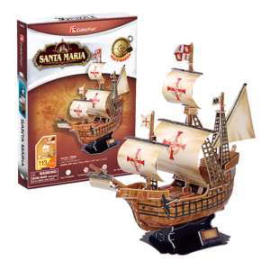 Bộ xếp hình 3D Santa Maria Cubic Fun T4008H