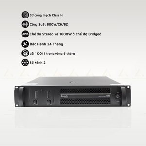 Cục đẩy 2 kênh Dbacoustic B2800