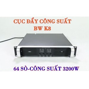 Cục đẩy 4 kênh BW K8 chuyên dùng cho karaoke