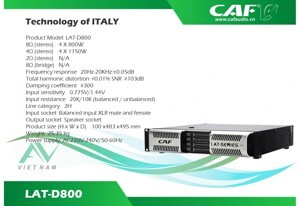 Cục đẩy CAF LAT-D800