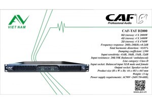 Cục đẩy CAF TAT D2000