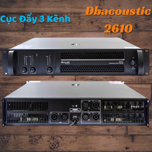 Cục đẩy công suất 3 kênh DBacoustic D2610