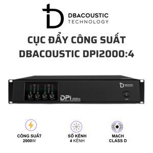 Cục đẩy công suất 4 kênh DBacoustic DPi 2000:4