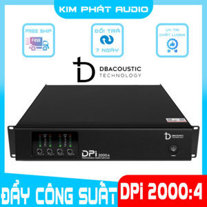 Cục đẩy công suất 4 kênh DBacoustic DPi 2000:4