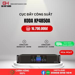 Cục đẩy công suất 4 kênh Koda KP4850A