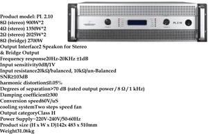 Cục đẩy công suất CAF PL-2.10